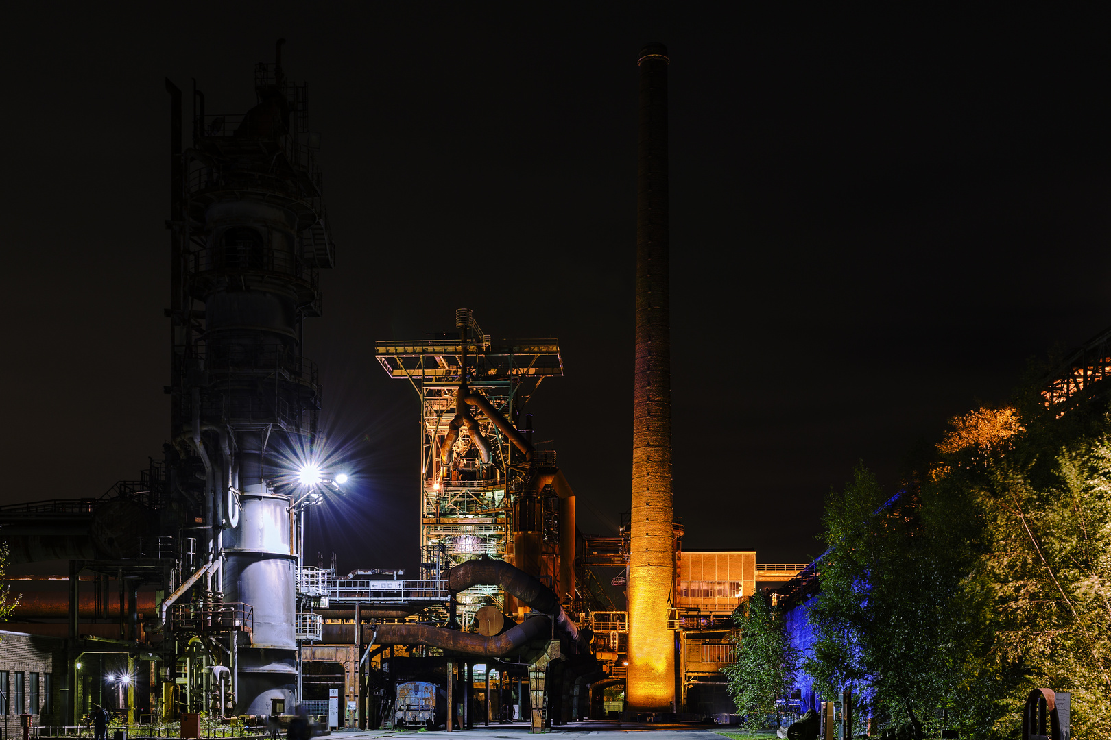 Henrichshütte bei Nacht 1