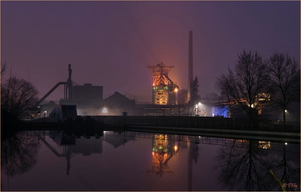 Henrichshütte im Abenddunst