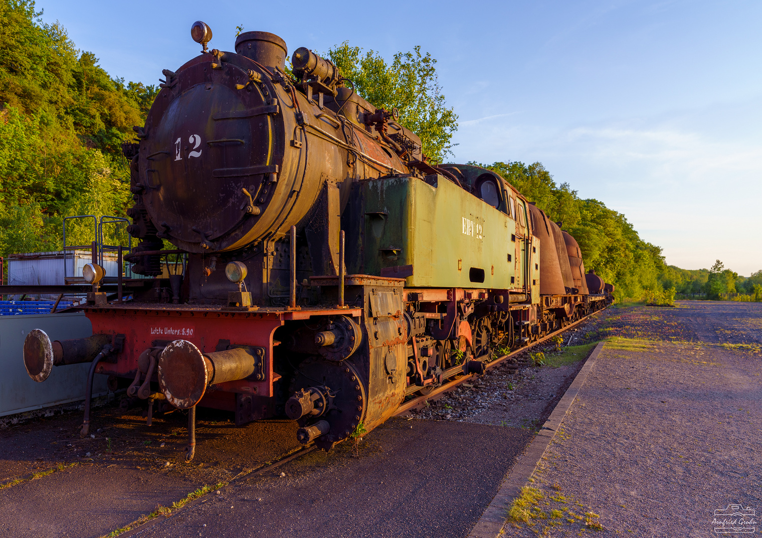 Henrichshütte - Nr. 12 in der Abendsonne