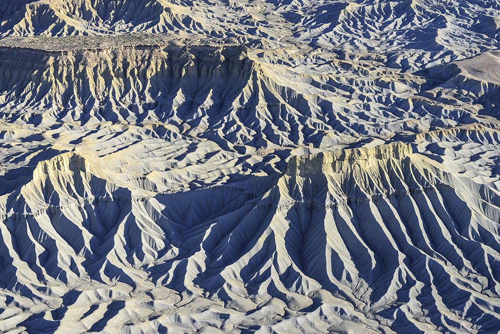 Henry Mountains aus der Vogelerspektive