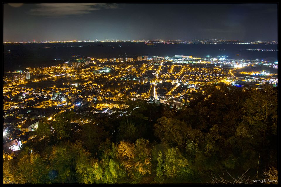 Heppenheim bei Nacht