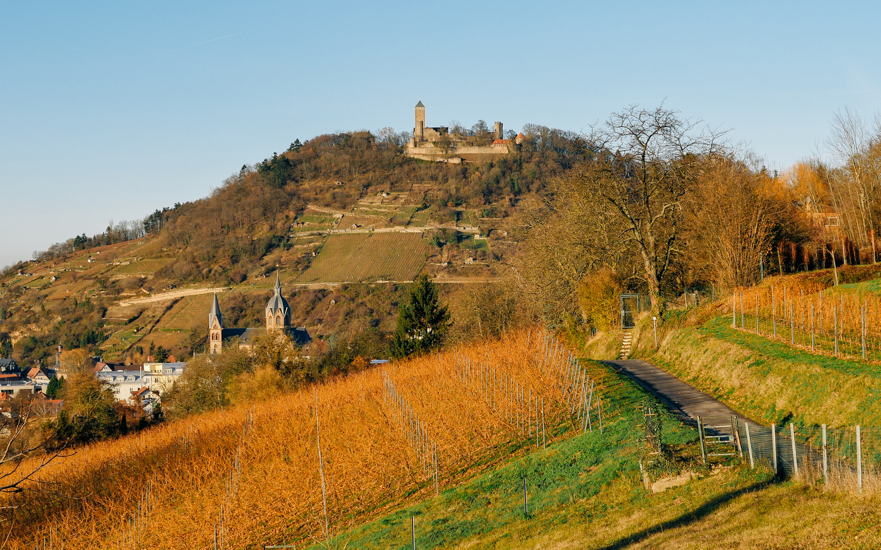 Heppenheim Bergtrasse im Dezember 2016