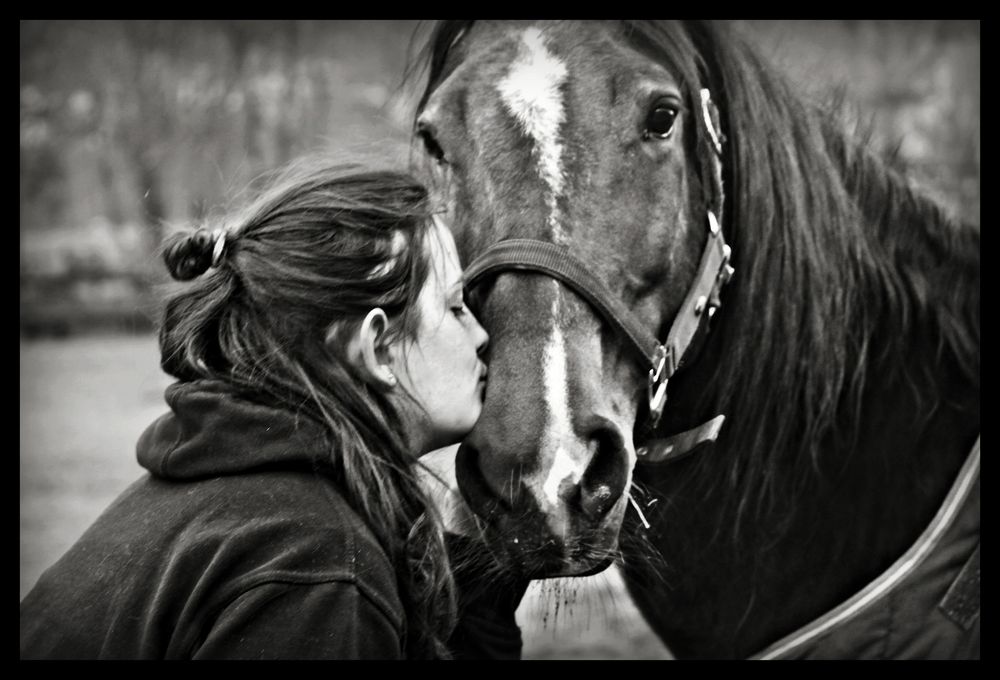 her sweet horse..:)