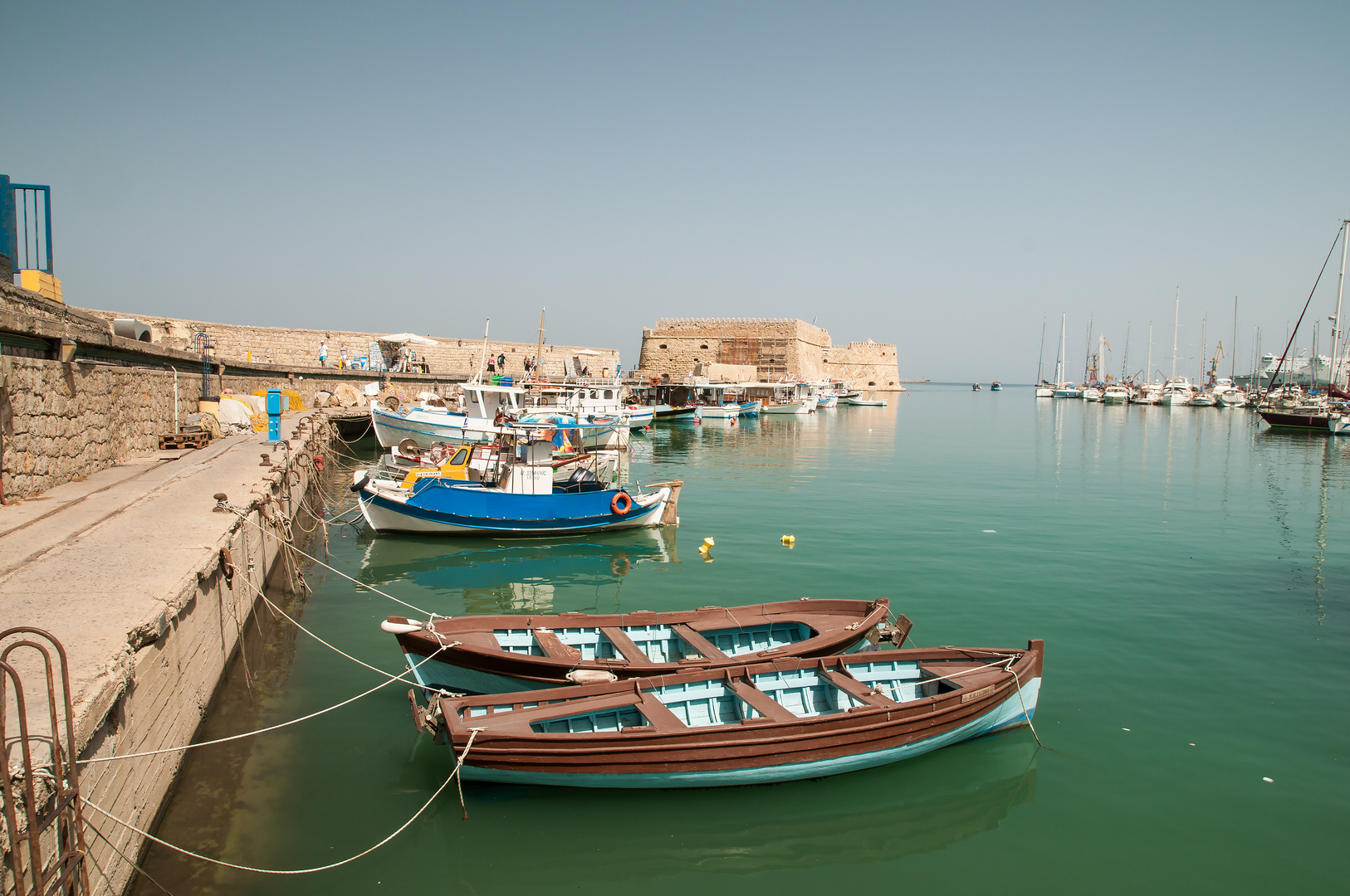 Heraklion Hafen mit Festung Koules