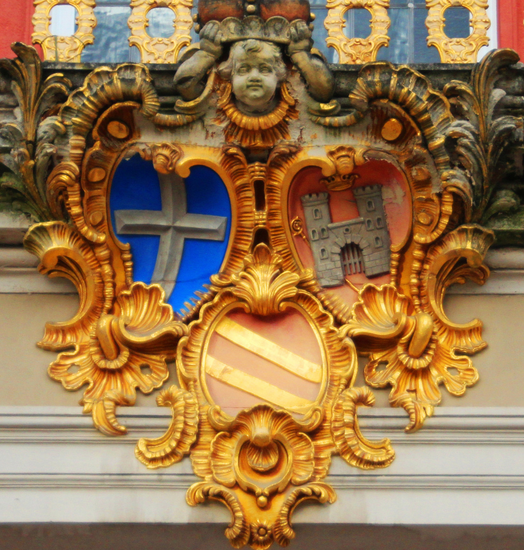 Heraldik am Schloss Bruchsal