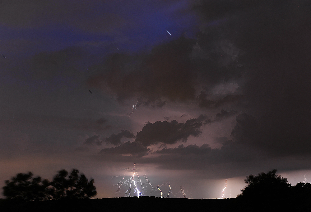 Heranziehendes Gewitter