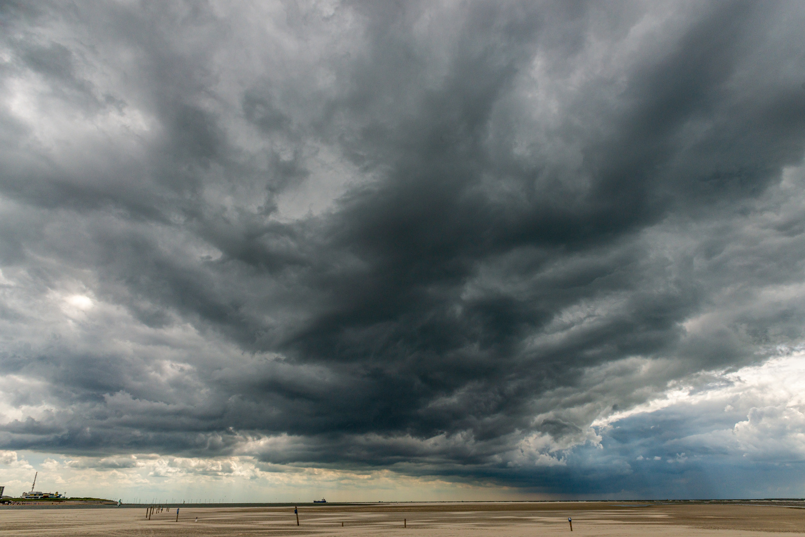 Heraufziehender Regen 