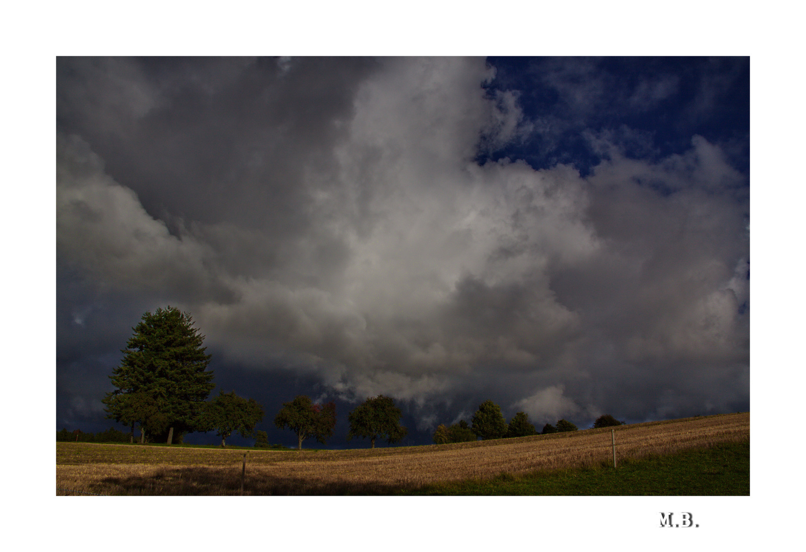 heraufziehendes Gewitter