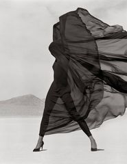 Herb Ritts,Versace Veiled Dress, El Mirage, 1990