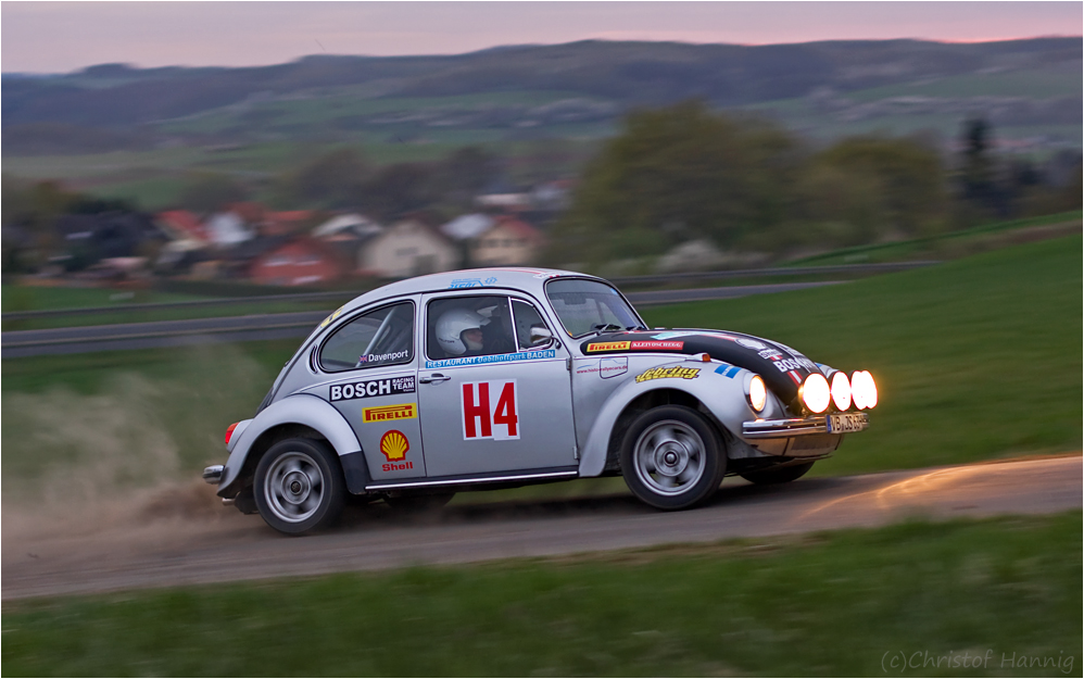 Herbie groß in Fahrt