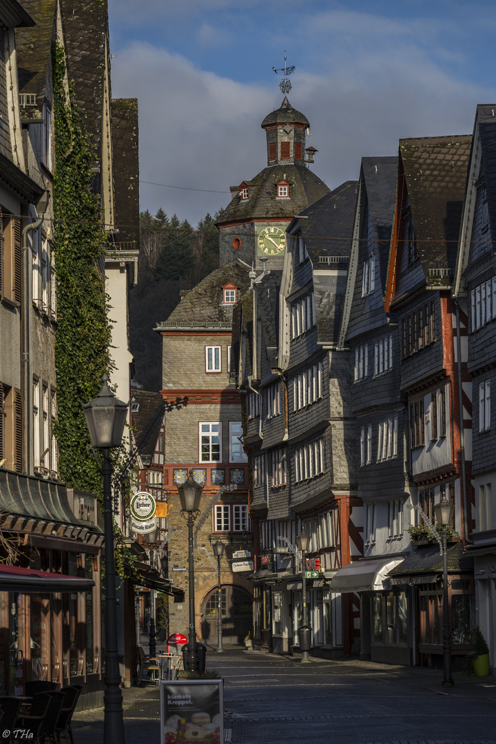 Herborn, Hauptstraße mit Rathaus