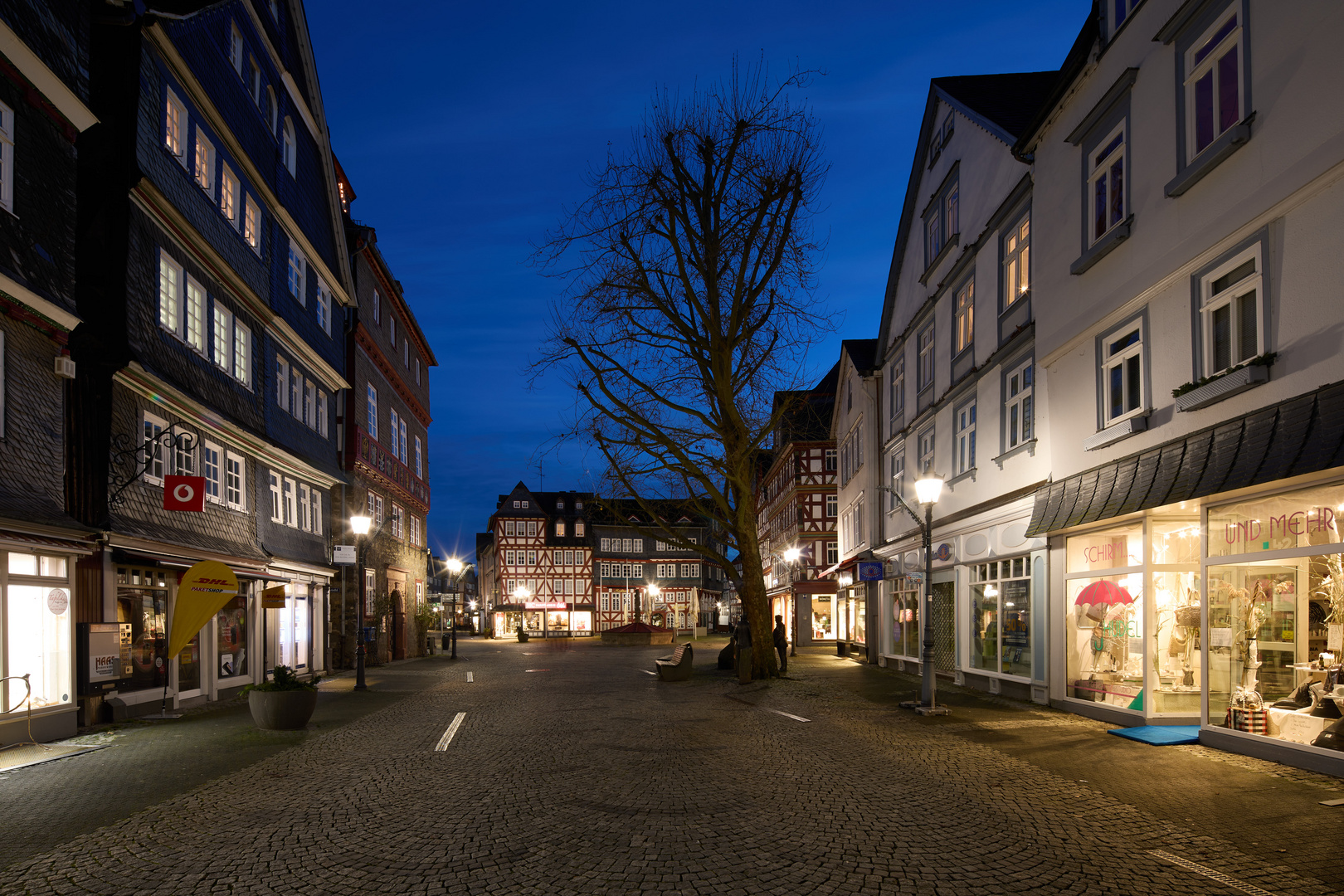 Herborn Marktplatz und Fussgängerzone - 1