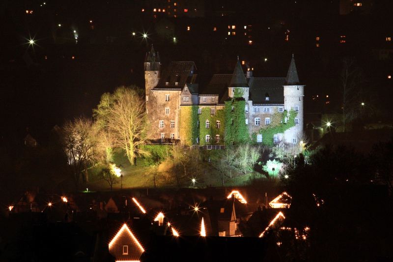 Herborner Schloss bei Nacht