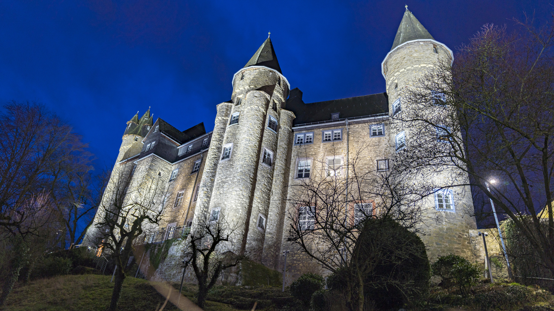 Herborner Schloss zu später Stunde