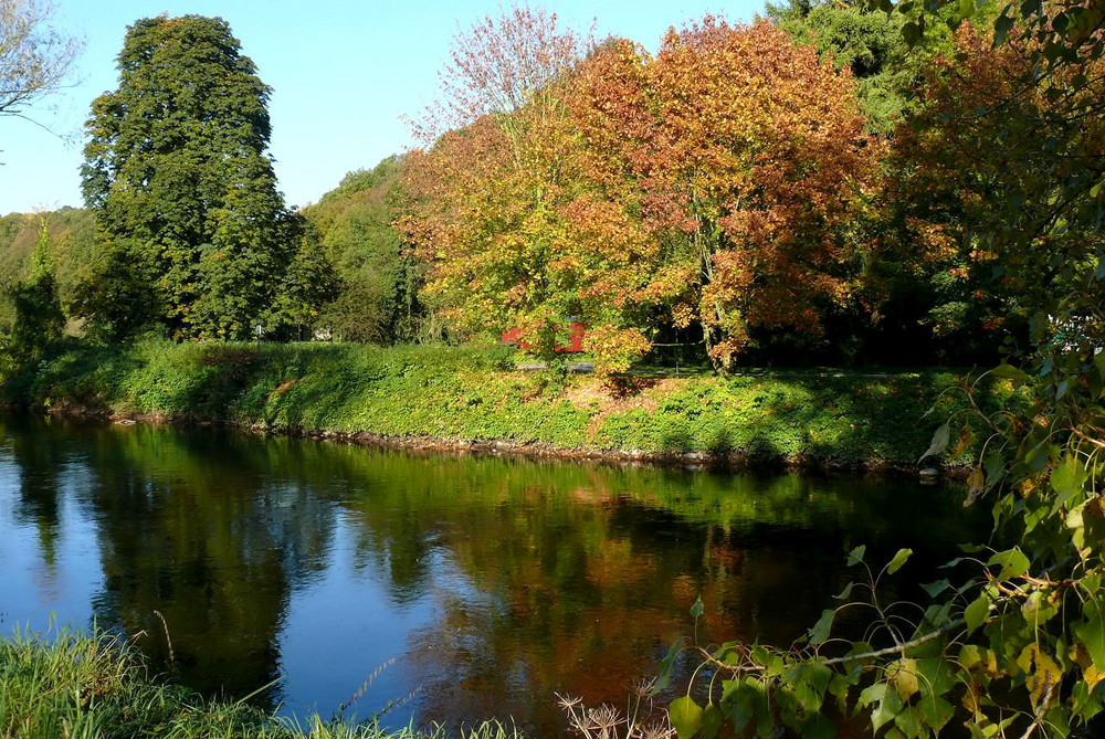 Herbst 2007 (2) - Am Wupperufer / Wipperaue in Solingen