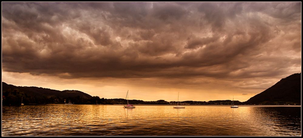 Herbst 2010 - Sonnenaufgang am Traunsee