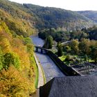 Herbst 2014 (3) - Blick von der Staumauer der Edertalsperre bei Hemfurth