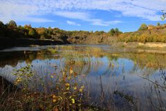 Herbst 2014 im ehemaligen Steinbruch auf dem Schafberg in Baruth/Sachsen