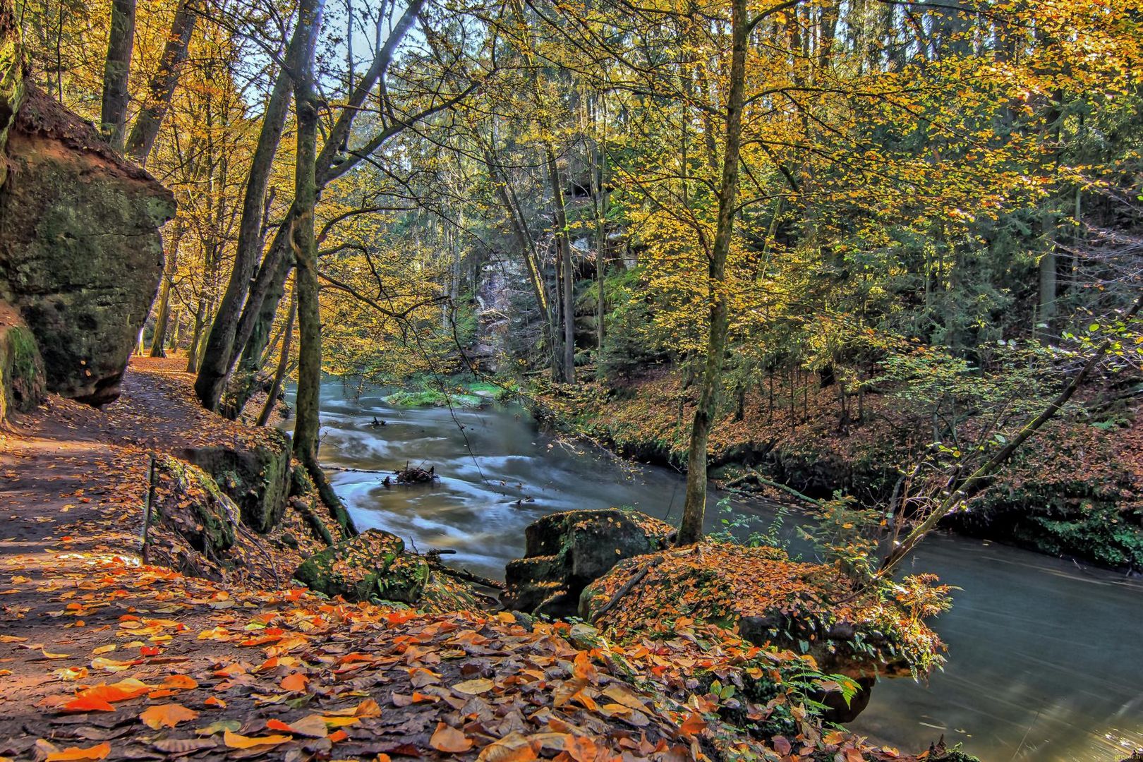 Herbst 2017,Schwarzach -Schlucht