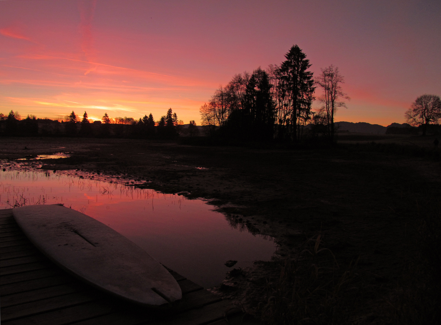 Herbst 3 Sonnenaufgang am Baldaufweiher