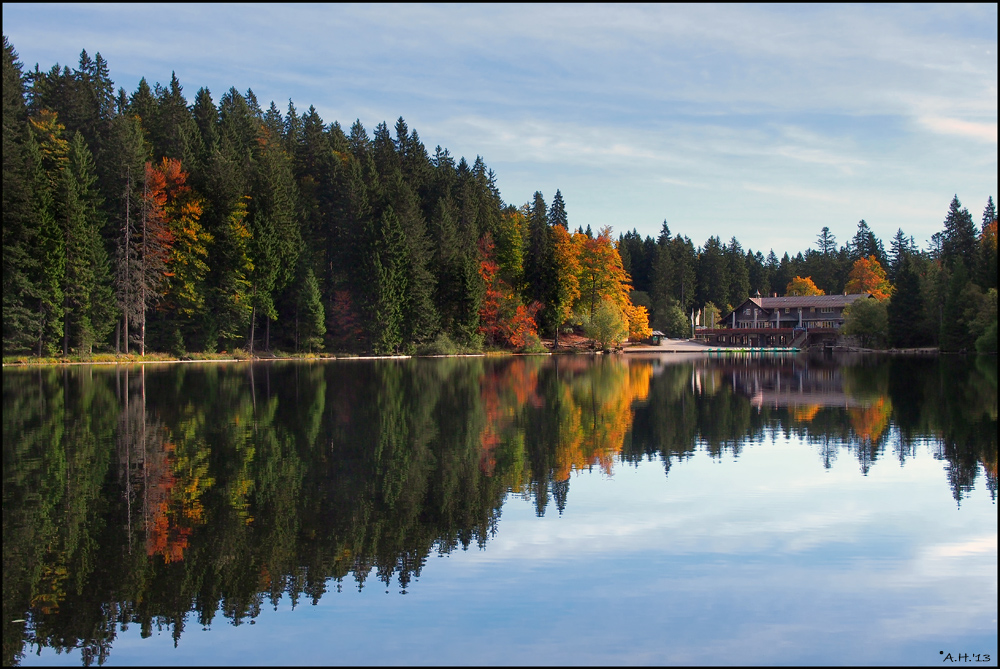 Herbst am Arbersee