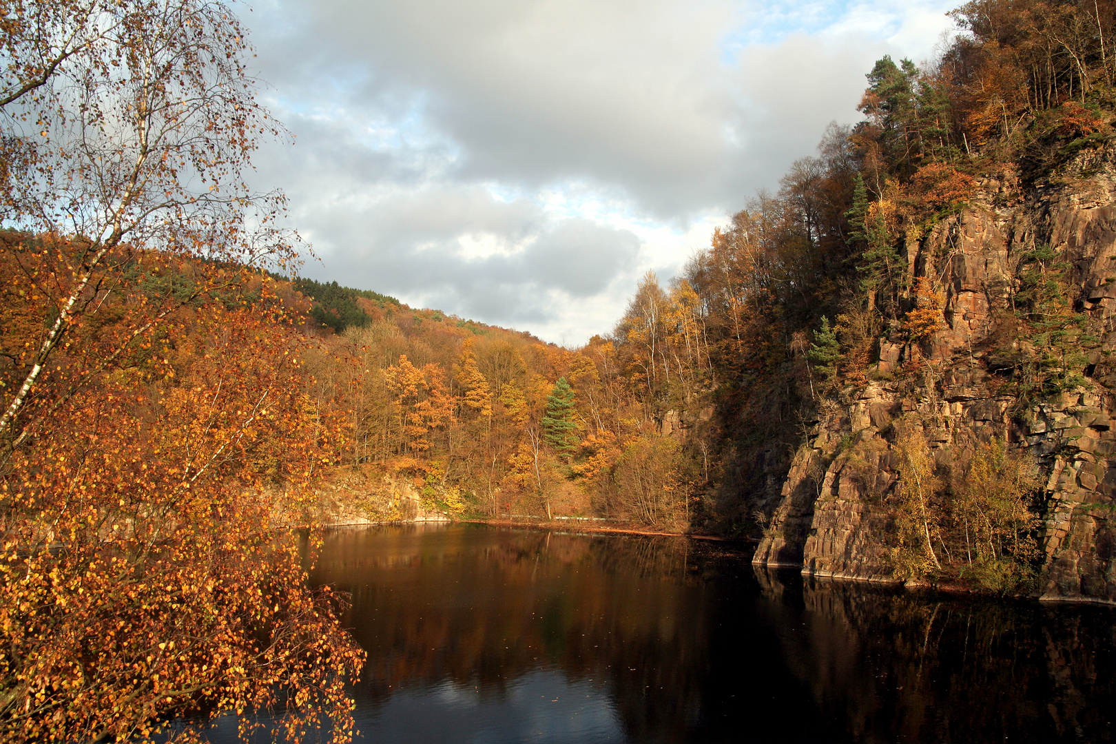 Herbst am Baggersee