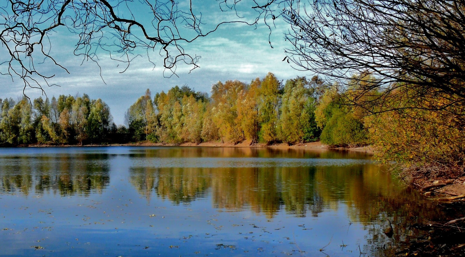 Herbst am Baggersee