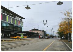 Herbst am Bahnhof