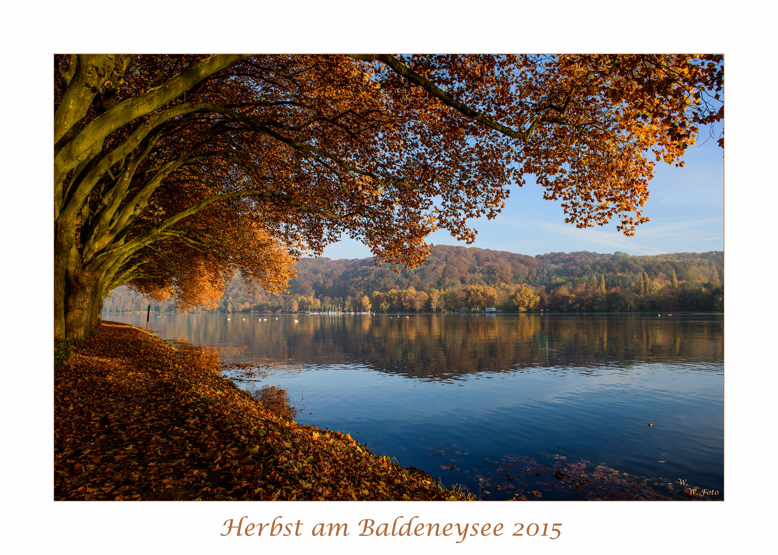 Herbst am Baldeneysee 2015