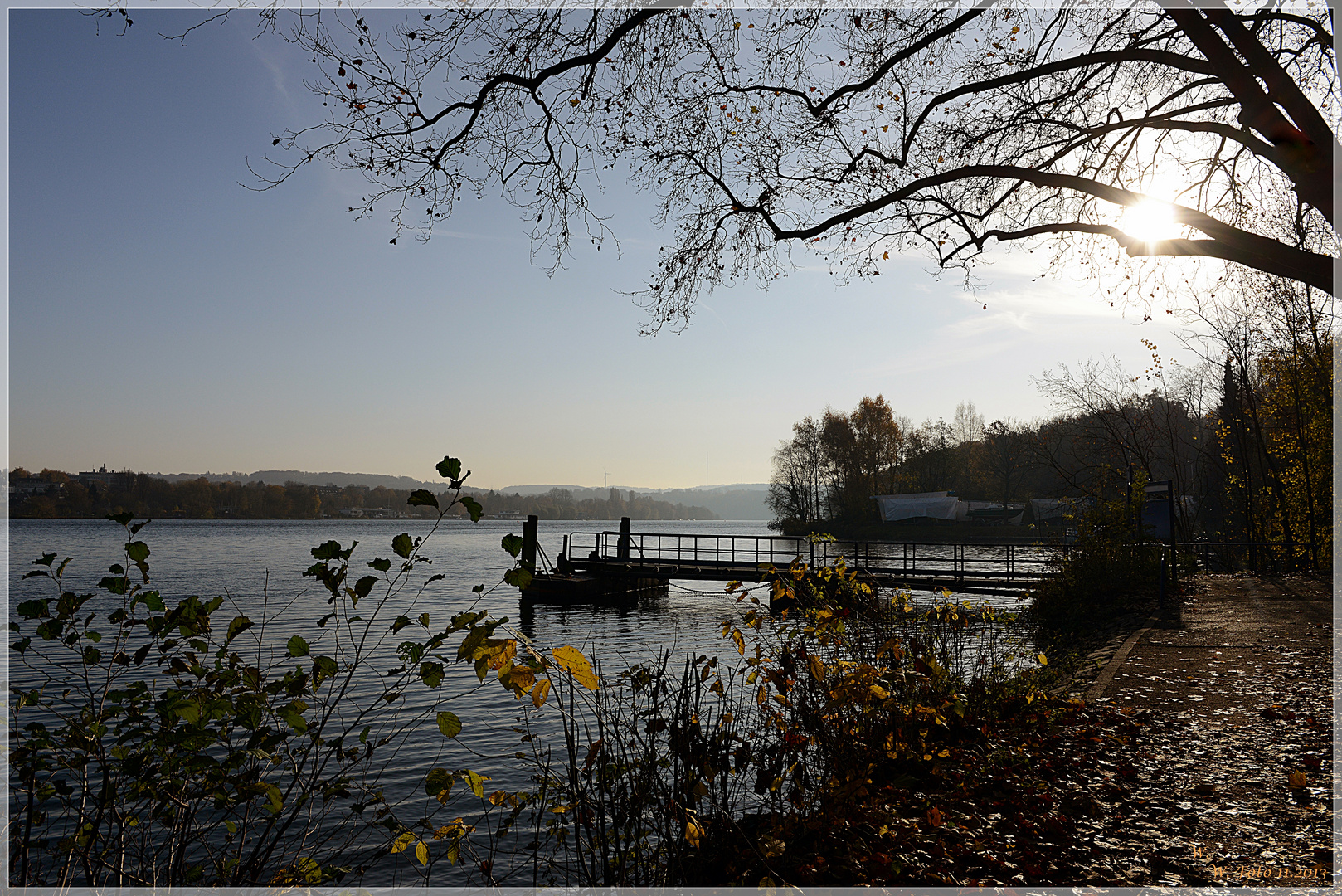 Herbst am Baldeneysee.