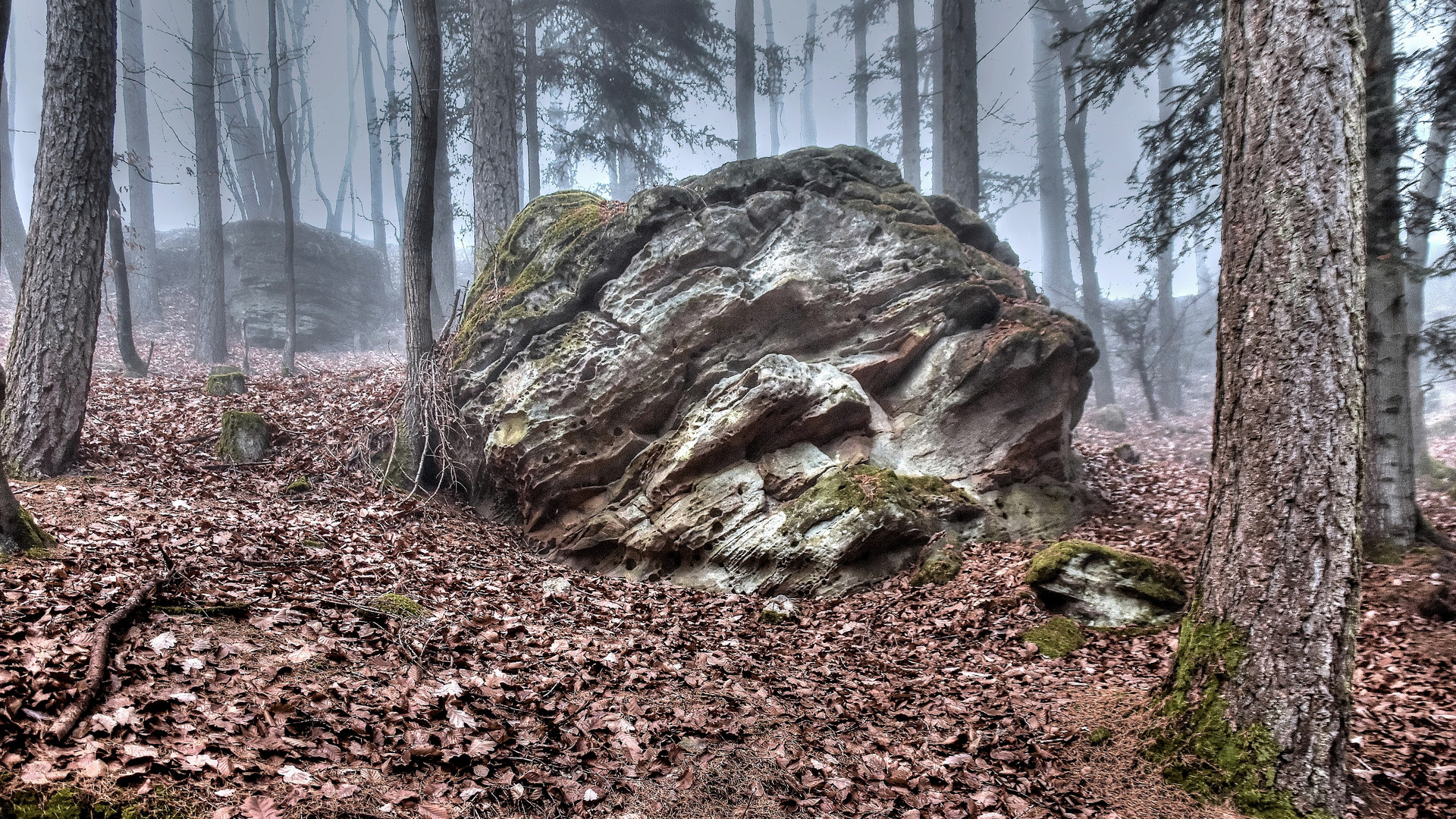 Herbst am Berg-Hang (...in der Eifel...) 2. Bearbeitung