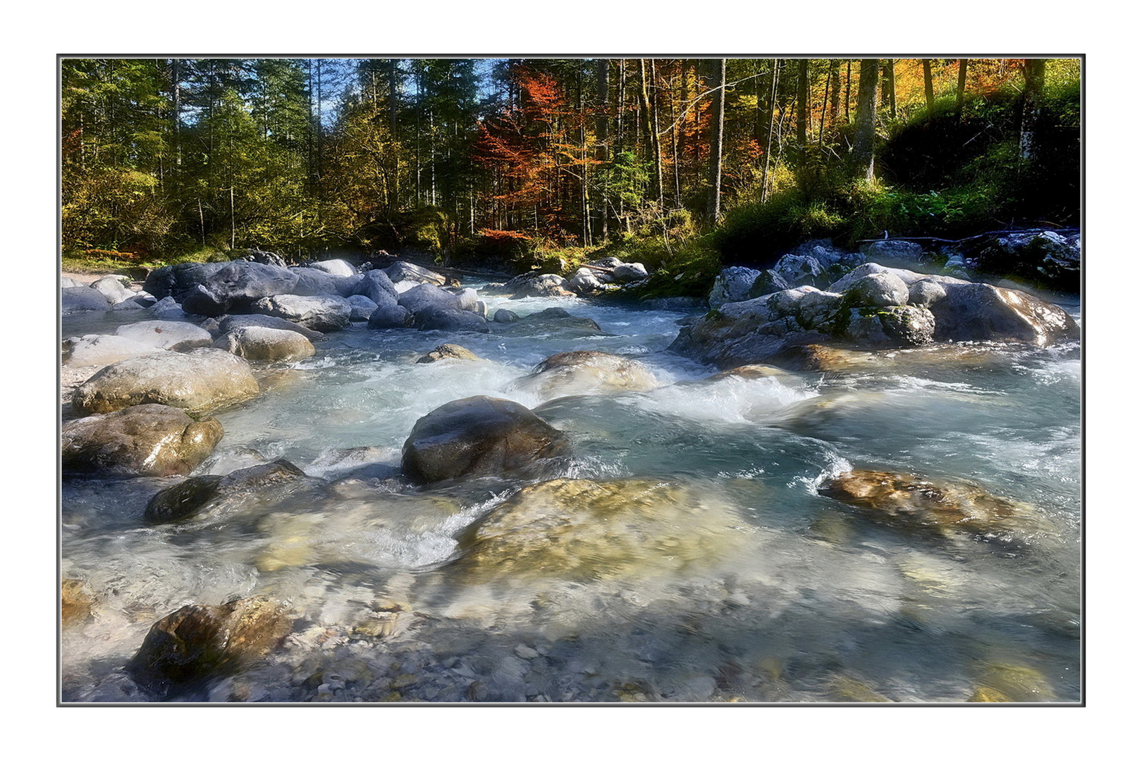 Herbst am Bergbach (THEMENTAG: Wasser)