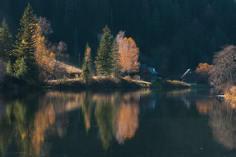 Herbst am Bergsee