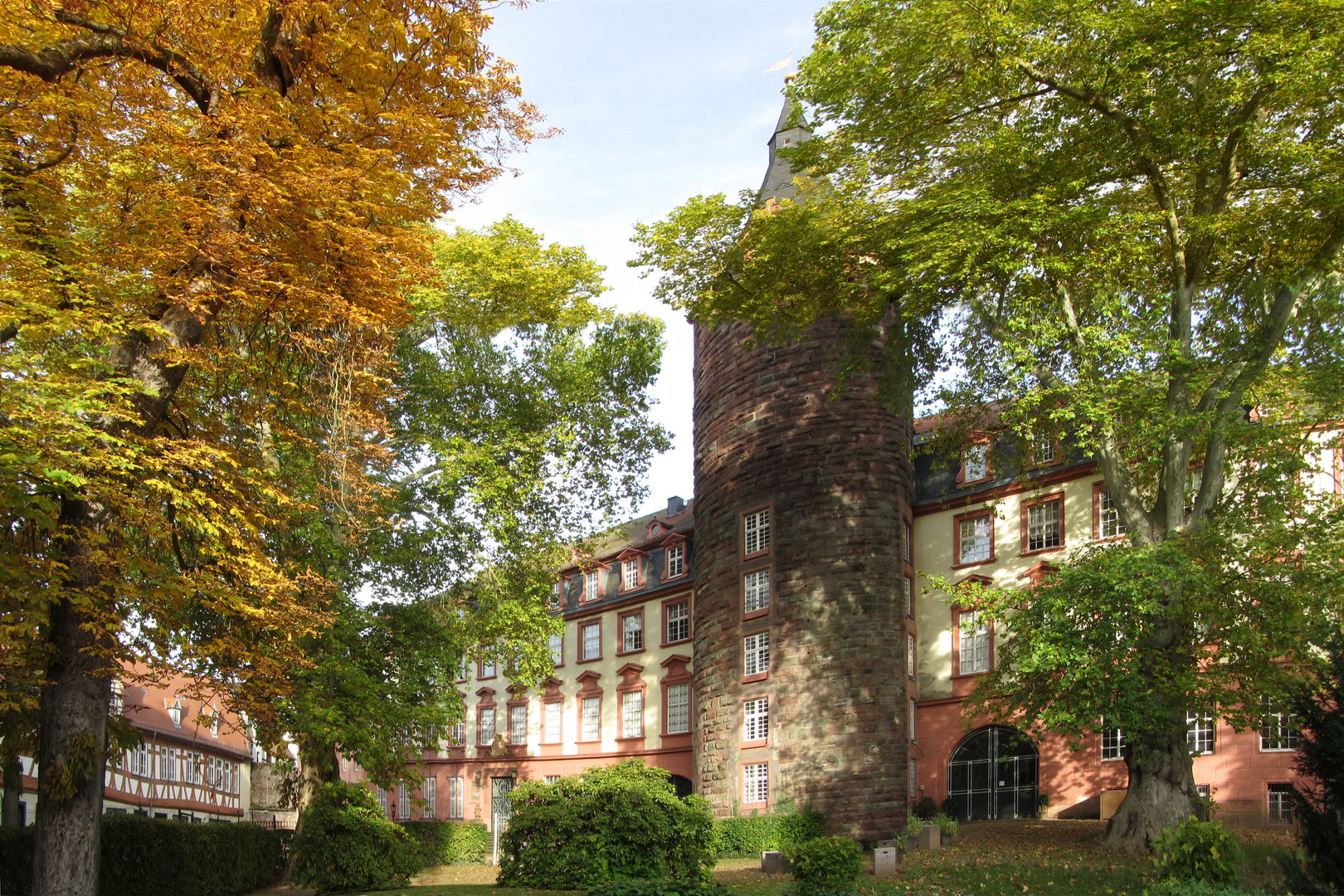 Herbst am Erbacher Schloss