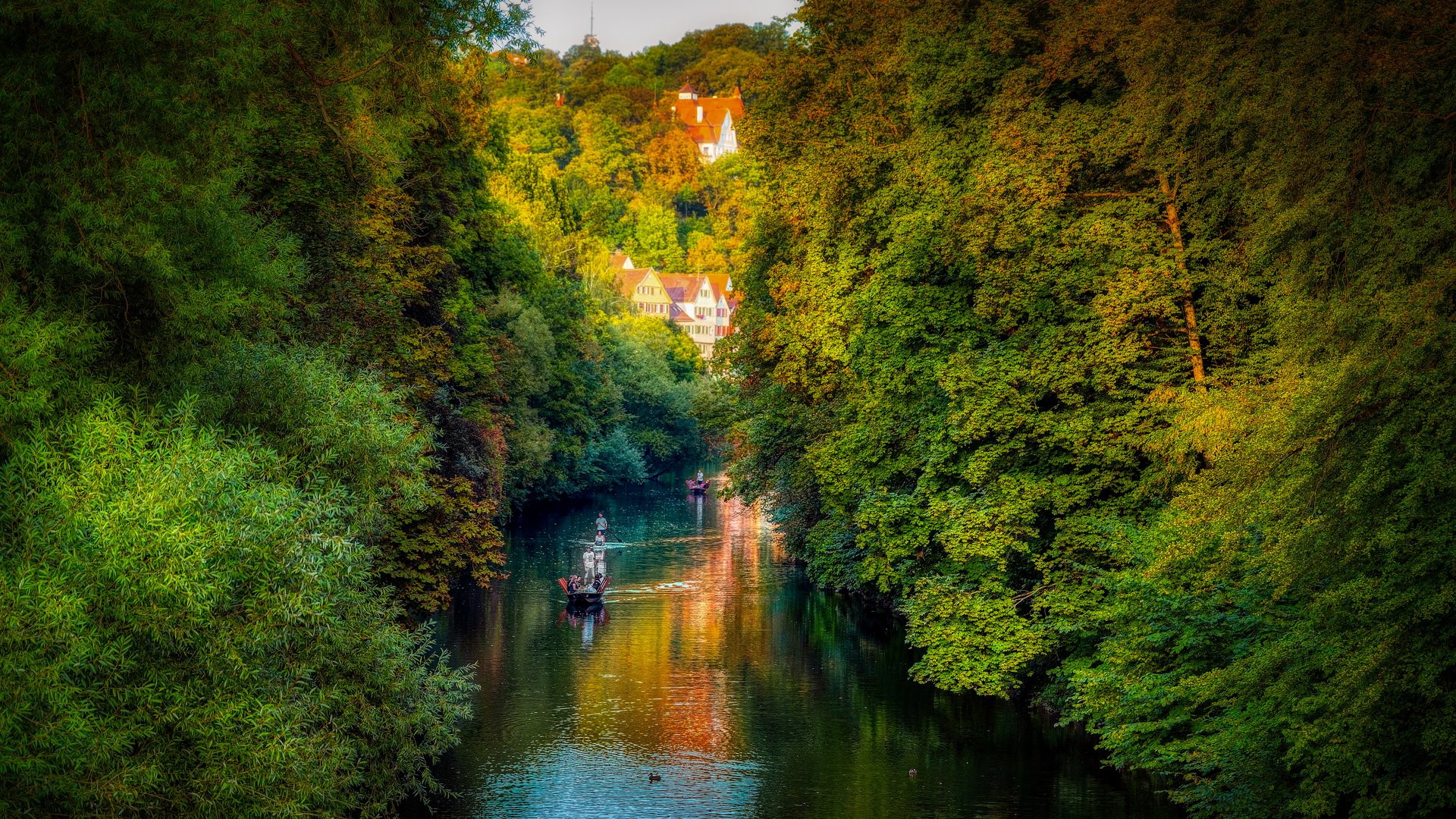 Herbst am Fluß - Tübingen Neckar