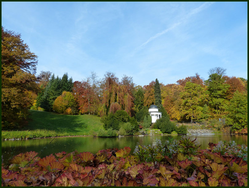 Herbst am Fontänenteich - Bergpark Wilhelmshöhe