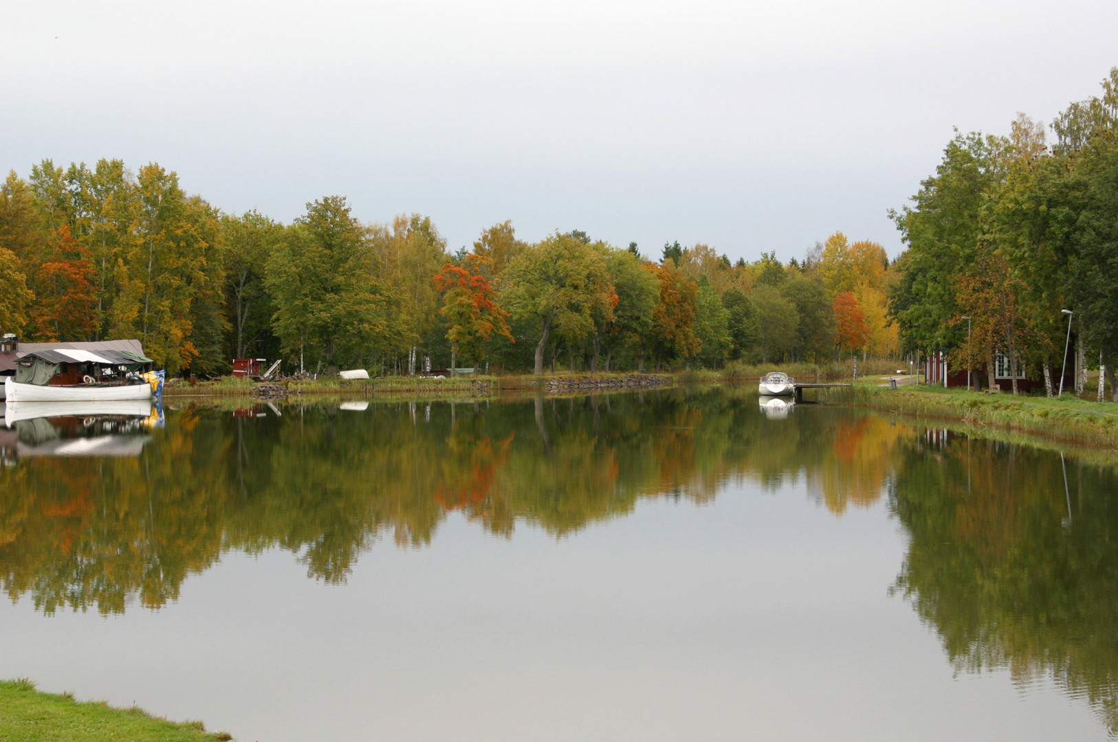 Herbst am Göta-Kanal / Schweden