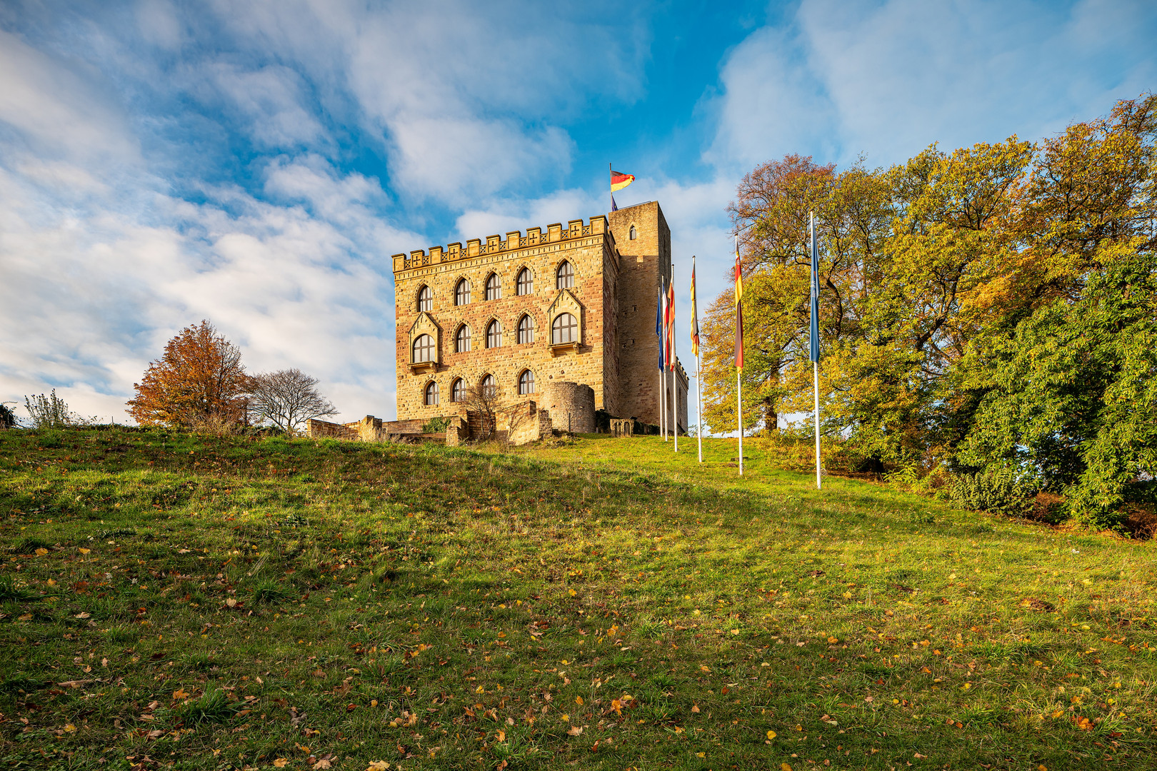 Herbst am Hambacher Schloss