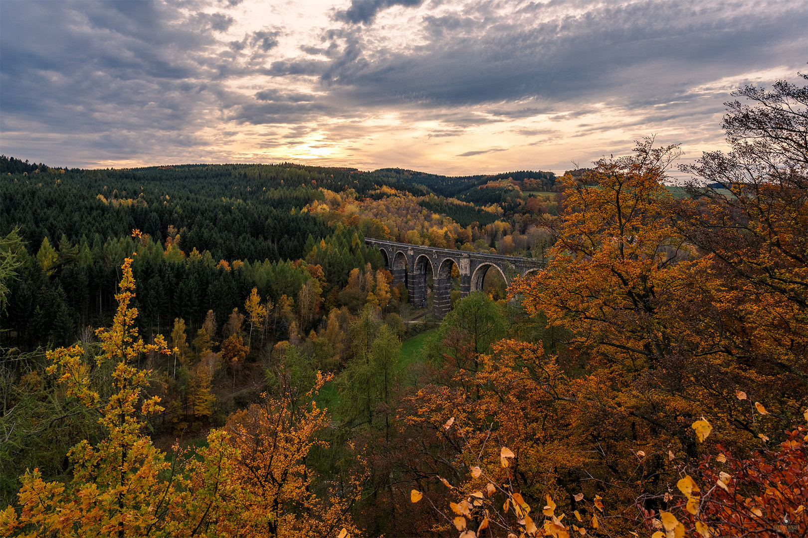 Herbst am Hetzdorfer Viadukt