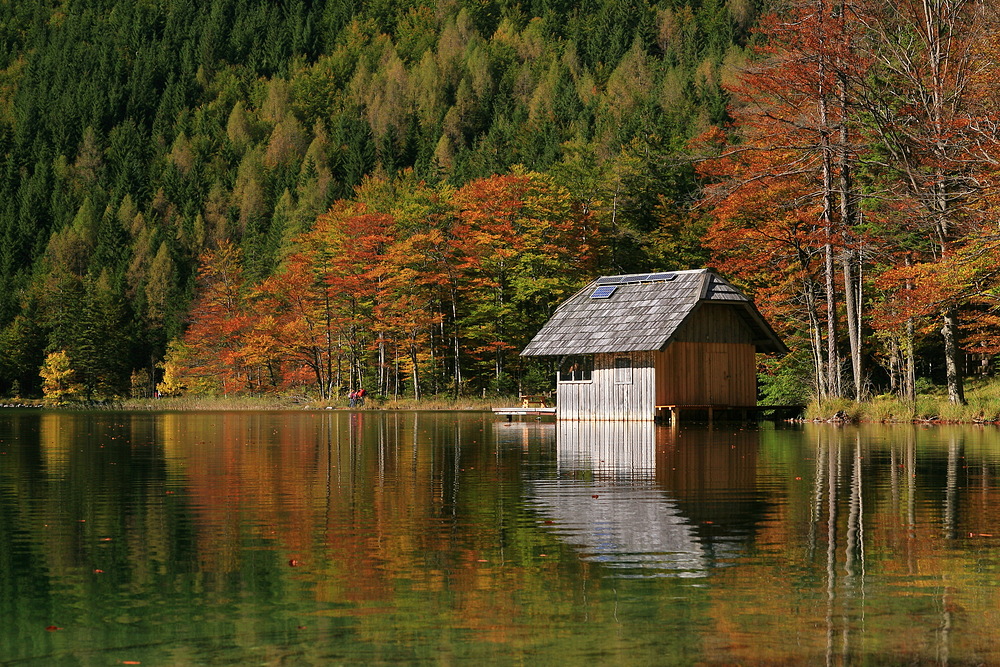 Herbst am hinteren Langbathsee 2