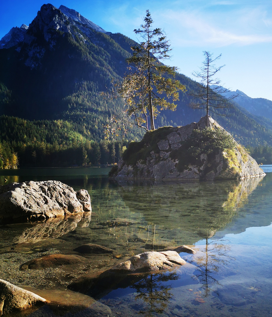 Herbst am Hintersee / Berchtesgadner Land / Bayern