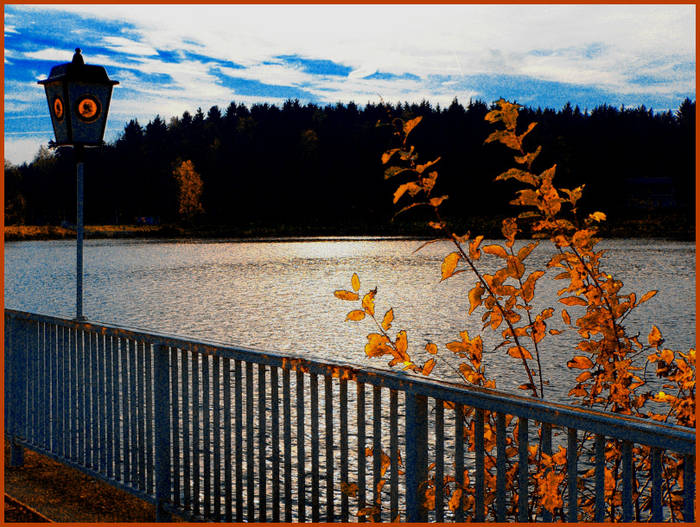 Herbst am Hochenfelden-See