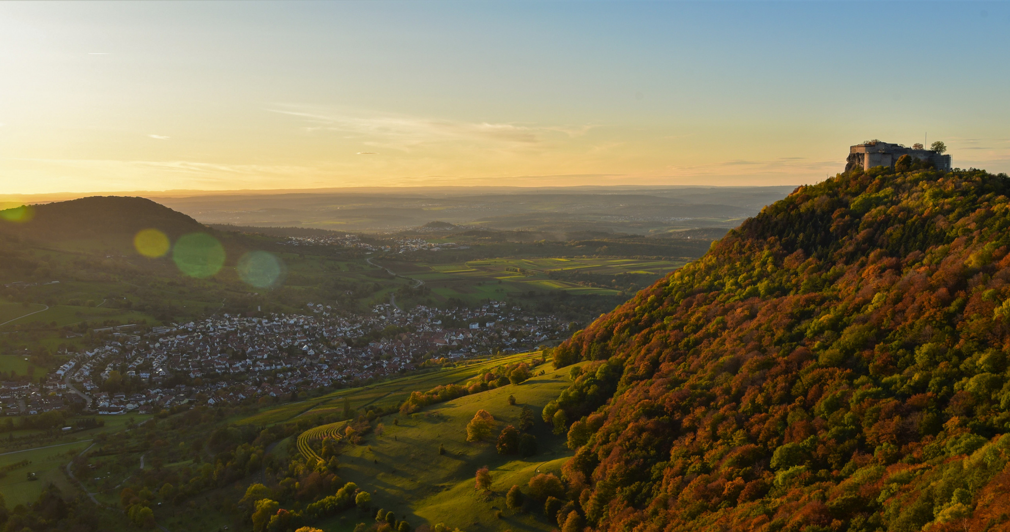 Herbst am Hohenneuffen