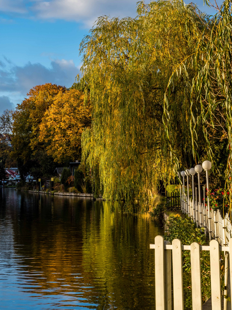 Herbst am Kalksee in Woltersdorf