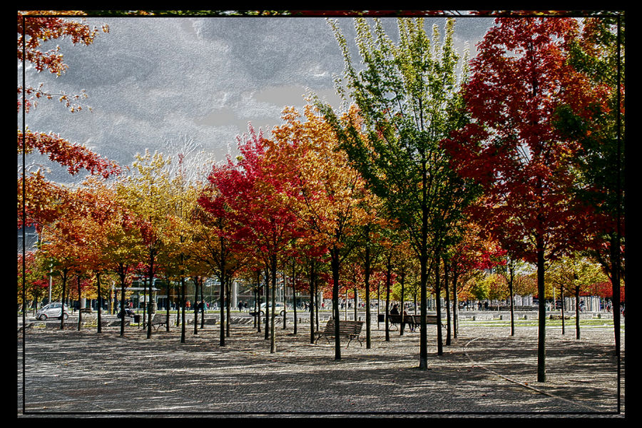 herbst am kanzleramt / berlin 2008