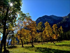 Herbst am kleinen Ahornboden