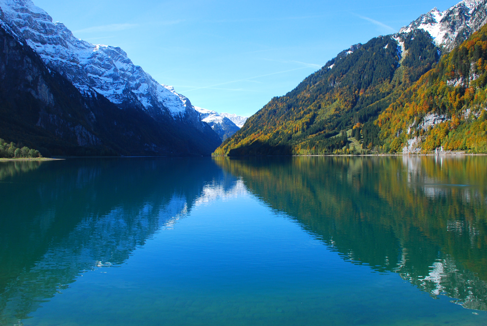 Herbst am Klöntalersee