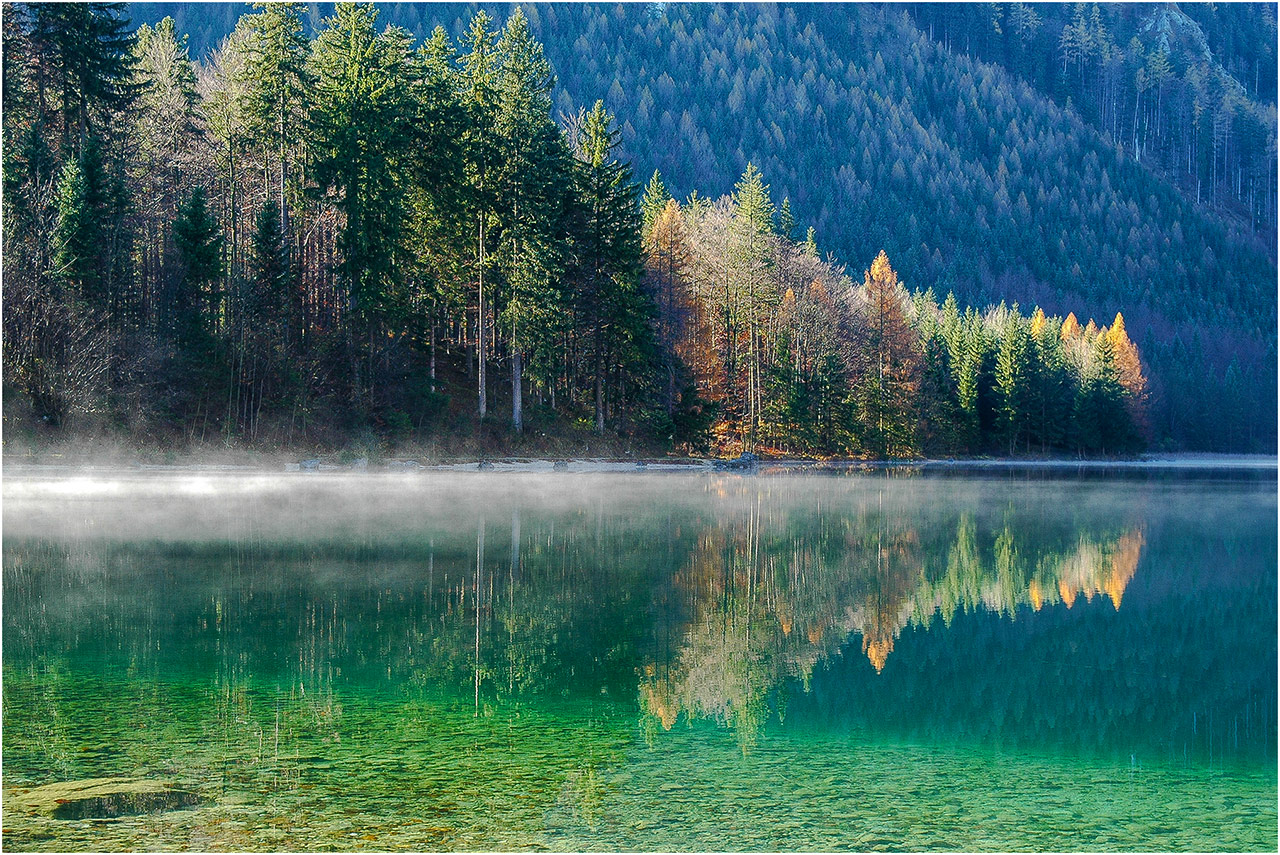 Herbst am Langbathsee