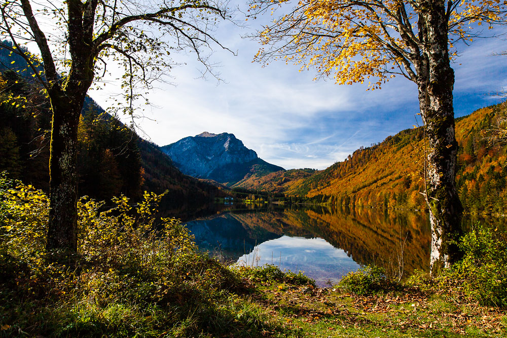 Herbst am Langbathsee