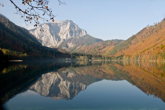 Herbst am Langbathsee